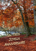 Un anniversaire en for&ecirc;t d'automne